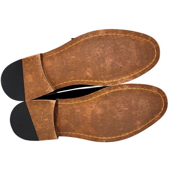 Vintage Foundry Men Morgan Monk Strap Dress Loafers Size US 10M Black Leather - Picture 4 of 4